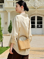 Sac à bandoulière Hobo en cuir véritable suédé de vachette, souple, avec sangle réglable, sac à main, sac bandoulière, sac seau, vente en gros