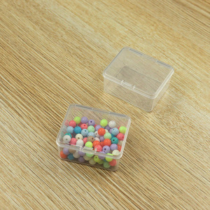 Transparent Plastic Storage <b>Boxes</b> <b>Small</b> Organizers For Jewelry Earplugs 5cm Inner Hollow Series <b>With</b> <b>Lid</b> Desktop Container - Product Image 3