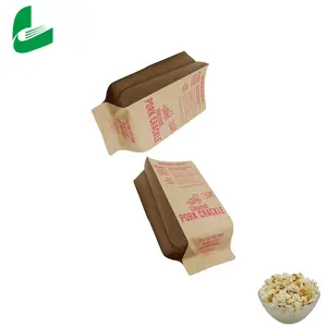 Wholesale Recycled Food Grade Microwave Packaging Plastic Paper Bag Puffs Food Candy Pop Corn Potato Chips Popcorn Packaging