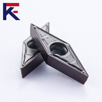 KeFeng VBMT160404-MV Cermet Coated Carbide Thread Turning Insert for Stainless Steel CNC Lathe Turning Center Machining
