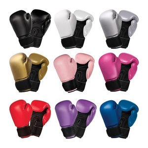 ถุงมือชกมวยหนัง PU สีทอง ระบายอากาศได้ดี กันน้ำ แห้งเร็ว อุปกรณ์ฝึกซ้อมสำหรับเด็ก สำหรับ MMA คิกบ็อกซิ่ง - Product Image 6