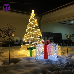 Decorative Waterproof <b>LED</b> Christmas <b>Tree</b> <b>Light</b> Glowing Festival Landscape for Park Mall Garden Street Event Display for Sale - Product Image 2
