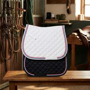 Fabricant OEM ODM Grossiste Équestre – Tapis de Selle Personnalisés en Polyester et Coton, Haute Qualité, Confortables et Durables avec Maille Respirante - Product Image 2