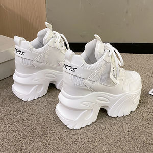 Sneakers Casual <span class=keywords><strong>da</strong></span> donna <span class=keywords><strong>con</strong></span> Logo personalizzato Dropshipping <span class=keywords><strong>con</strong></span> <span class=keywords><strong>scarpe</strong></span> <span class=keywords><strong>con</strong></span> <span class=keywords><strong>zeppa</strong></span> stile plateau - Product Image 4