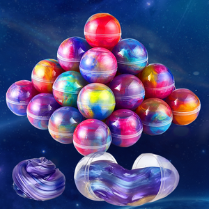 Lot de slime pour fêtes, Balle de slime Galaxie - Extensible, non collante, sans dégâts, anti-stress et jouets sûrs pour filles et garçons - Product Image 3