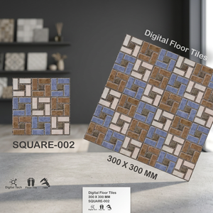 Carreaux de sol en céramique 12x12, gaufrés, design numérique, finition mate, antidérapants, pour revêtements de sol intérieurs - Product Image 5