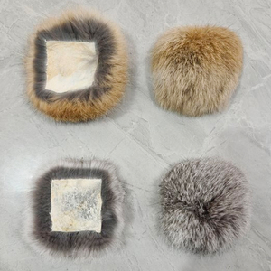 8Cm Thỏ Tự Nhiên Lông Tự Làm Pompom Pet Đồ Chơi Và May Mặc Sử Dụng Pelt Loại - Product Image 3