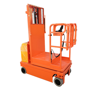 Pemetik pesanan gudang 2.7m 3m 4.5 m, mesin pengangkat tinggi dapat bergerak Harga Murah beban 300kg pemetik pesanan Mini elektrik penuh - Product Image 4
