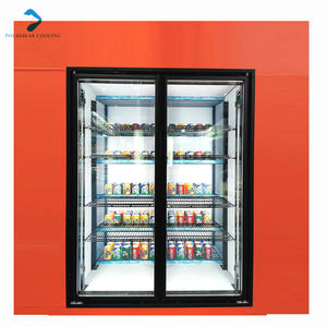 Enfriador sin llamar Supermercado Floristería Exhibición de almacenamiento de <span class=keywords><strong>cerveza</strong></span> Cámara frigorífica con puerta de vidrio - Product Image 6