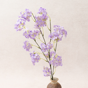 Fleurs artificielles, verdure, fleurs en soie, osmanthus à tige unique, style chinois, décoration de cour, fleur d'intérieur - Product Image 1