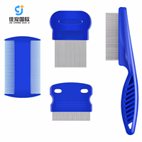 En gros, Ensemble de brosses et peignes portables en PP pour animaux de compagnie, anti-puces, poux et tiques, pour toilettage chiens et chats
