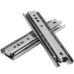Telescopic <b>Drawer</b> Channel Ball Bearing <b>Slide</b> Furniture Hardware telescopic rail correderas Full Extension Rail - Product Image 6