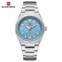 Jam Tangan NAVIFORCE 9289 Mewah untuk Pria, Jam Tangan Stainless Steel Bercahaya, Jam Quartz, Jam Tangan Pria, Merek Fashion, Reloj Hombre