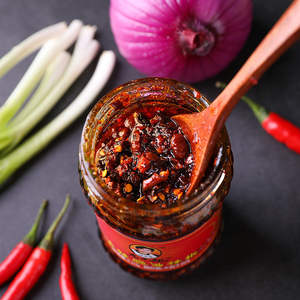 Spuntini asiatici <span class=keywords><strong>salsa</strong></span> di condimento cinese all'ingrosso Laoganma olio croccante piccante <span class=keywords><strong>salsa</strong></span> di peperoncino deliziosa <span class=keywords><strong>salsa</strong></span> piccante 210g - Product Image 2