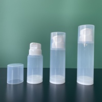 Bouteille sans air cosmétique en plastique en gros avec pompe à lotion 30ml 50ml 80ml 100ml 120ml 150ml 200ml Bouteille sans air