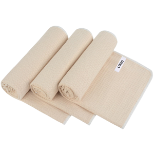 ผ้าเช็ดตัวไมโครไฟเบอร์รีไซเคิล ECO แบบวาฟเฟิล ซึมซับเร็ว แห้งไว นุ่ม ไม่เป็นขุย เหมาะสำหรับออกกำลังกาย เล่นกีฬา และตั้งแคมป์ - Product Image 4