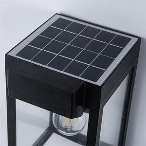 Outdoor Solar <b>Lights</b> <b>Motion</b> <b>Sensor</b> Outdoor Wall Sconce <b>Light</b> Dusk to Dawn E27 Bulb Wireless Porch Lighting Waterproof Aluminum - Product Image 4
