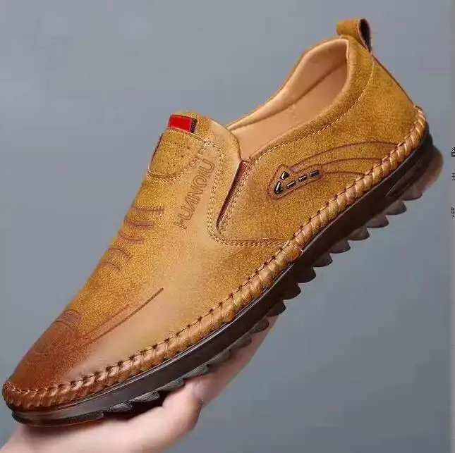 Preço De Fábrica Homens Moda Design Bonita Cor Sapatos Homens Mocassins De Couro Genuíno Impermeável Sapatos Para Homens