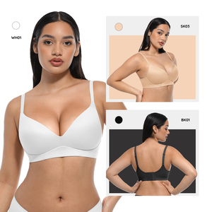 Hexin Bán Buôn <span class=keywords><strong>Demi</strong></span> Bảo Hiểm Áo Ngực Thoải Mái Không Dây Bralettes Hàng Ngày Liền Mạch Đẩy Lên Áo Ngực Shaplass Áo Ngực Cho Phụ Nữ - Product Image 5