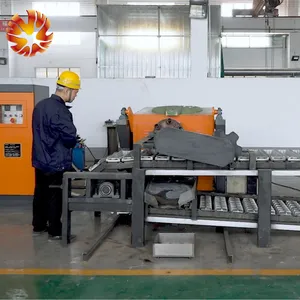 0.5-3ton/giorno di capacità di carica automatica di alluminio forno di fusione per la fabbricazione di alluminio lingotto