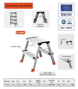 <span class=keywords><strong>Escalera</strong></span> luminum de 1, 2 y 3 escalones, buena calidad - Product Image 4