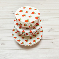Ensemble de couvercles de bols en tissu polyester et coton de forme réutilisable pour conserver les aliments frais