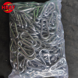 Sản Xuất Mạ Kẽm M4-M12 Mùa Xuân Snap Móc Con Chó Dây Xích Mùa Xuân Móc Bạc Nhỏ Kim Loại Móc - Product Image 6