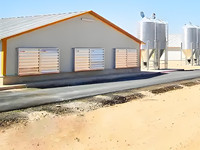 Construction, hangar en structure métallique, ferme avicole, poulailler