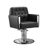 Fauteuil de Barbier BEIMENG Prêt à Expédier En Stock Expédition Rapide Siège en Cuir Cadre en Acier Pompe Robuste Équipement de Salon Mobilier