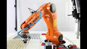 Brazo de Robot Industrial KUKA KR 50 R2500, carga útil de 50Kg con pinza personalizada para atornillado de montaje de brazo de Robot CNC