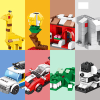 WOMA jouets en gros OEM ODM assembler des blocs de construction briques Kit éducatif bricolage cadeaux ensemble Jouet couleurs classiques 1000 pièces en plastique 40