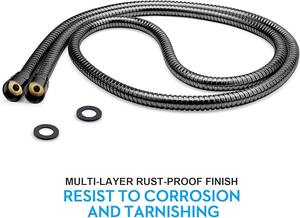 Manguera de Ducha Flexible de Acero Inoxidable de Alta Presión para Baño Moderno con Conexión Universal - Product Image 3