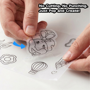 Schmuckherstellungsset für Mädchen mit individuellem Logo, Einhorn-Thema, 48 Anhänger, inklusive Buntstifte, DIY <span class=keywords><strong>Shrinky</strong></span> <span class=keywords><strong>Dinks</strong></span> Bastelset - Product Image 3