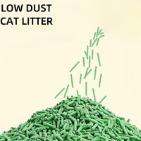 Litière pour chat en tofu biodégradable, naturelle, écologique, sans poussière, à agglomération rapide, parfumée à la lavande, contrôle des odeurs, jetable dans les toilettes