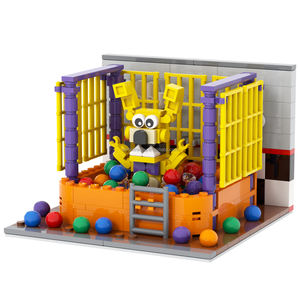 FNAF Into the Pit Freddy's Room Foxy Midnight Bear, Juego de Bloques de Construcción, Kits de Bricolaje, Ladrillos MOC, Juguetes para Niños, Mould King MOC1566 - Product Image 1