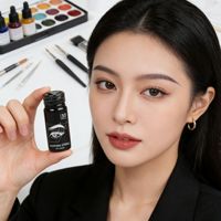 Wholesale Model 001324 30m Solid Pre-Ink Bottled String Eyebrow Mapping Ruler Liquid Line Beginner's Eyebrow Drawing Positioning