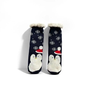 <span class=keywords><strong>Chaussettes</strong></span> de Noël antidérapantes à pois tendance pour femmes, faible MOQ - Product Image 1