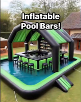 Barres gonflables personnalisées par les fabricants et bars de piscine gonflables pour les activités de fête en plein air