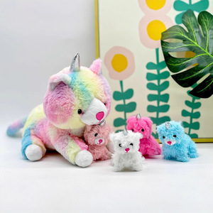 2025 bán buôn đáng yêu mẹ & bé Unicorn sang trọng thiết lập mềm Thú nhồi bông đồ chơi cho trẻ em & Pet thoải mái - Product Image 2