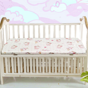 100% coton tricoté bébé berceau drap-housse séchage rapide Simple bébé couverture enfants dessin animé literie - Product Image 6
