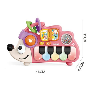 Jouets éducatifs pour bébés, jouets électroniques multifonctionnels pour enfants, piano musical hérisson, orgue électronique - Product Image 6