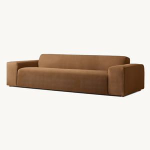 Sofá Nube de 3 Plazas para Sala de Estar, Relax Definitivo, con Efecto Cascada Profunda, Tapizado, Largo, para Restaurante - Product Image 2