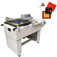 Mesin Pembungkus Parfum Auto Fm-5540 2 in 1, Mesin Pemotong Film Shrink, Mesin Pengemas Shrink, Mesin Pembungkus Foil Cokelat
