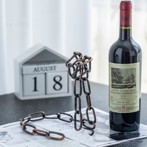 2024 nueva cocina comedor bodega Bar decoración suspensión mágica cadena de hierro estante de <span class=keywords><strong>vino</strong></span> cadena de hierro mágica soporte para botella de <span class=keywords><strong>vino</strong></span> - Product Image 4