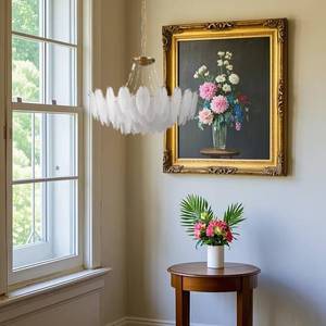 Thanh lịch Đèn Chùm Pha Lê cho phòng khách hiện đại ánh sáng Trần với ánh sáng ấm áp năng lượng hiệu quả LED sang trọng trang trí nội thất chiếu sáng - Product Image 5