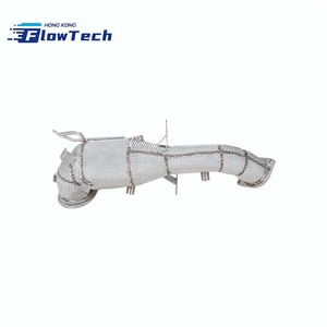 ท่อดาวน์ไปป์สแตนเลส T304 แบบไหลสูง พร้อมตัวกรอง 200 เซลล์ สำหรับ Buick Regal GS 2.0T LHU/LTG – แบบยึดติดโดยตรง - Product Image 2