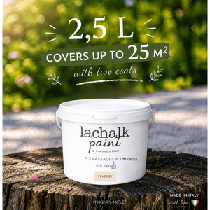 11 HONEY 25 lt LaChalk the evolution of <b>chalk</b> paint Where <b>chalk</b> meets resin: Hybrid <b>Chalk</b> Resin Paint made in Italy - Product Image 2