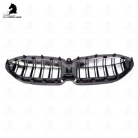 Série 3 G20 grilles en fibre de carbone auto pièces de carrosserie calandre centrale avant calandre en fibre de carbone pour BMW 2019 +.