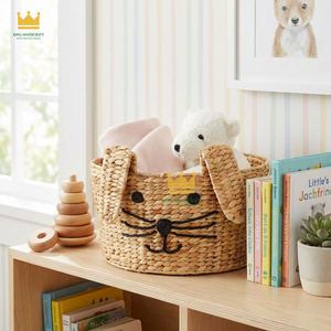Direct Sale Pure Hand Woven Animal Shape Multifunctional <b>Storage</b> <b>Box</b> Sundries <b>Storage</b> Basket from <b>Kid</b> Room - Product Image 4