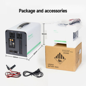 Système solaire tout-en-un 300W/500W/1200W à onde sinusoïdale pure, <span class=keywords><strong>micro</strong></span>-onduleur MPPT, batterie solaire LiFePO4 1000Wh/2000Wh, alimentation portable hors réseau - Product Image 6